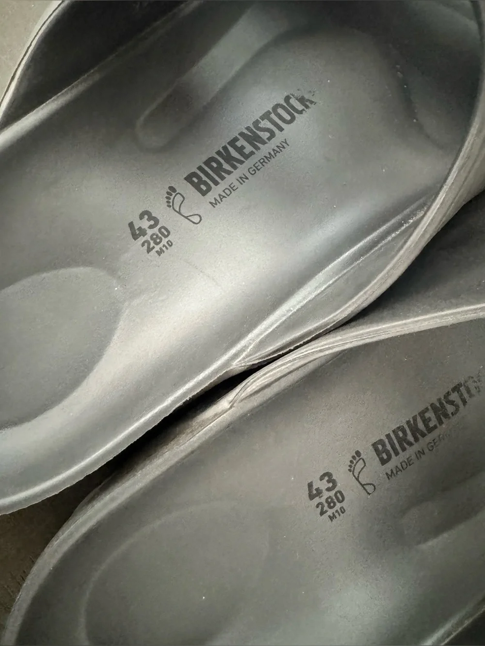 Men- Birkenstock Arizona EVA Sandals in Gray